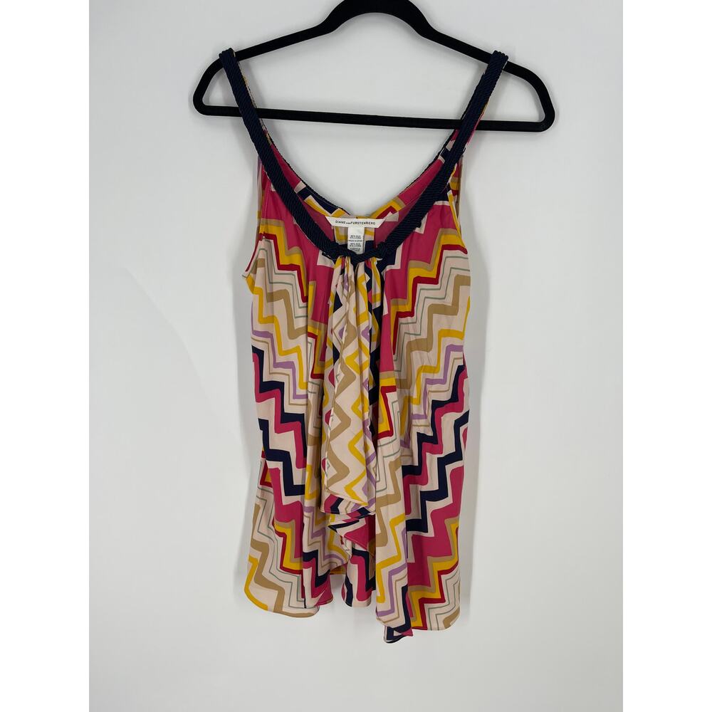 Diane Von Furstenberg Silk Tank (B46#5) - Picture 2 of 12